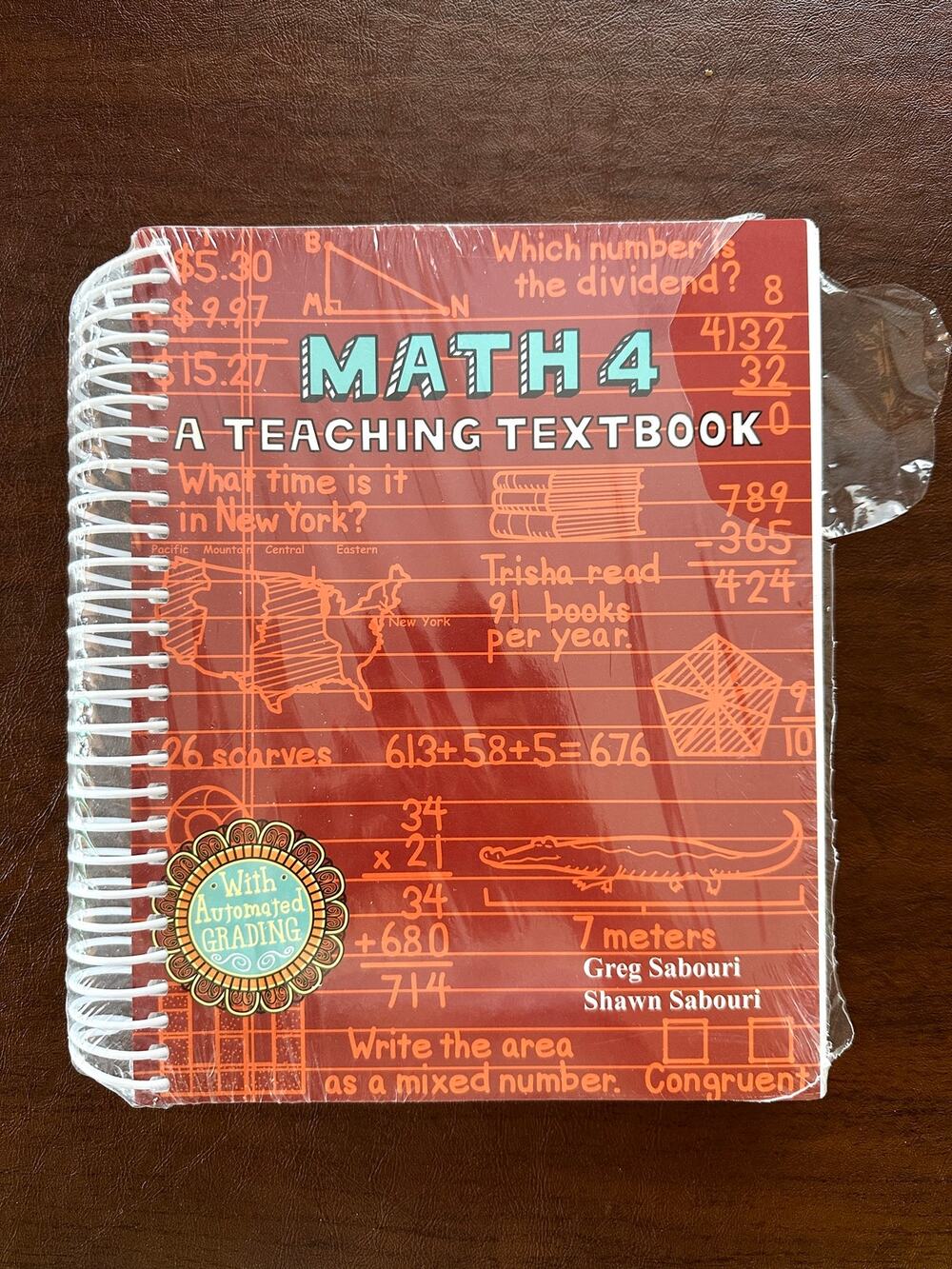 Teaching Textbooks Math 4 Homeschool Curriculum Textbook Greg Sabouri Grade 4